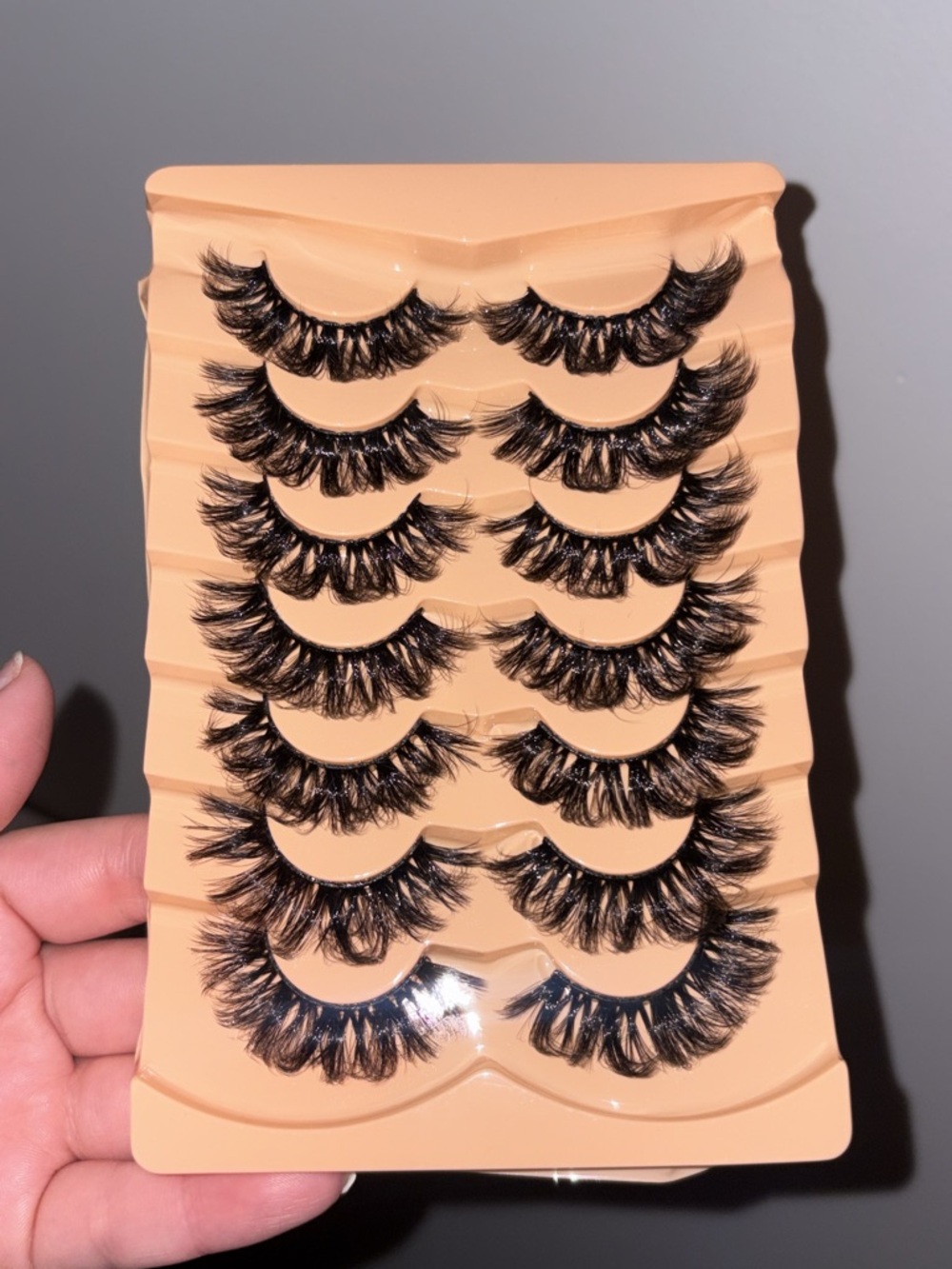Voluminous Black False Eyelashes - Multi-Pair Set